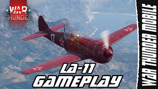 War Thunder Mobile  Lavochkin La11 Burst Gun [upl. by Bollen]