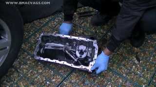 How to Remove a Oil Sump Pan amp Clean Oil Pick Up Strainer [upl. by Htesil844]