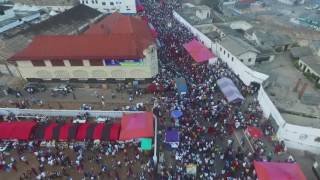 A view of Chale Wote Street Art Festival 2016 from the skies [upl. by Punke861]