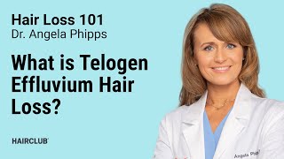 What is Telogen Effluvium hair loss  Presented by Dr Angela Phipps [upl. by Iuq254]