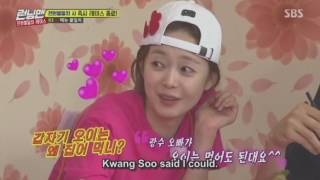 Salinan dari Lee Kwang Soo VS Jeon So Min Moment Running Man ep 358 eng sub [upl. by Adnovad]