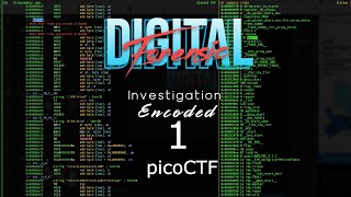 Using Radare2 and Ghidra to solve picoctf forensic investigation encoded 1 [upl. by Eetnahc955]