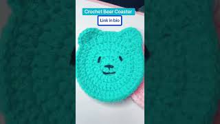 Easy Crochet Coaster  Perfect DIY Gift Idea [upl. by Aitnwahs639]