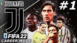 FIFA 22 Juventus Career Mode EP1  THE BEGINNING 🔥 [upl. by Jarrod]