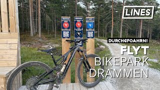 Flyt  Bikepark Drammen 🇳🇴  LINES [upl. by Ines671]