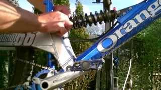 How to replace and size a full suspension mountain bike chain [upl. by Isolt]