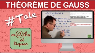 Utiliser le théorème de Gauss  Terminale  Maths expertes [upl. by Corydon]