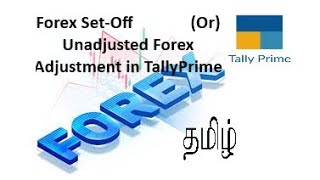 Unadjusted Forex gainloss Adjustment Journal in TallyPrime  Forex Set off in TallyPrime [upl. by Anelagna]