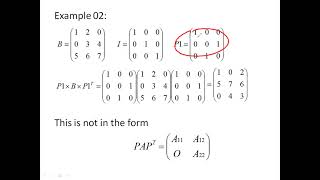 Reducible and Irreducible matrices [upl. by Mimi578]