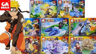 Unoffical LEGO NARUTO MINIFIGURES SETS jx1224 ナルト UNOFFICAL LEGO SPEED BUILD [upl. by Adyan]