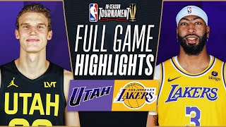 JAZZ at LAKERS  NBA INSEASON TOURNAMENT 🏆  FULL GAME HIGHLIGHTS  November 21 2023 [upl. by Takara]