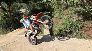 Tes KTM 150cc 2tak 2017 freestyle by IRFAN SKY FREESTYLER [upl. by Petuu]