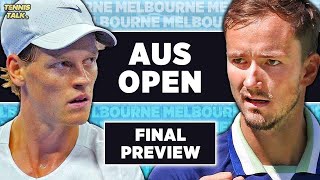 Sinner vs Medvedev  Australian Open 2024 Final  Tennis Prediction [upl. by Dasha120]