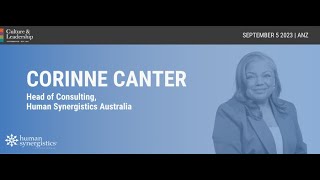 Corinne Canter Head Of Consulting Human Synergistics ANZ [upl. by Amled]