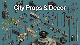 quotCity Props amp Decorquot AddOn asset preview video [upl. by Eenattirb]