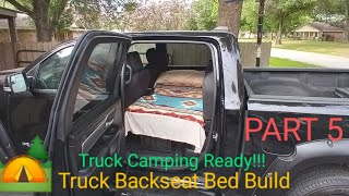 Part 5 Truck Backseat Bed Build 2022quotThe Conclusionquot [upl. by Ayoras]