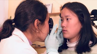 ASMR Detailed Eye Exam with Ophthalmoscope Real Person Medical Roleplay [upl. by Nylegna]