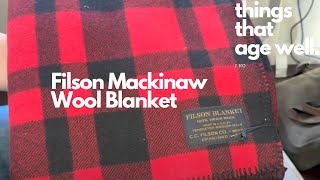 Filson Mackinaw Wool Blanket  Unboxing [upl. by Salta]