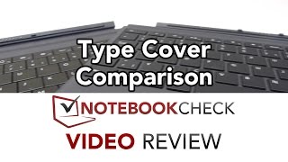 Microsoft Type Cover keyboard comparison detailed [upl. by Buffo]