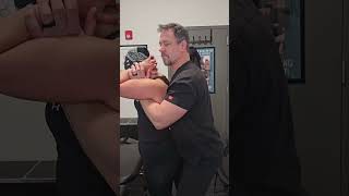 Chiropractic Adjustment  Standing Thoracic Lift [upl. by Whyte]