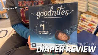 Diaper Review  Goodnites PullUps Diaper  ABDL [upl. by Royce844]