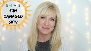 At Home Treatments for SUN DAMAGED SKIN [upl. by Heiner]