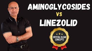 Aminoglycosides vs Linezolid MOA  Antibiotics  Pharmacology [upl. by Feinstein900]