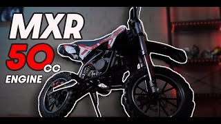 FunBikes MXR 50cc Motorbike 61cm Kids Dirt Bike [upl. by Wendelin94]