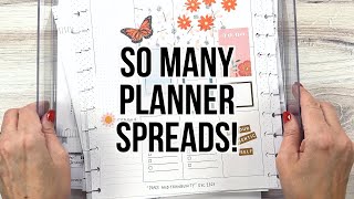 Patreon Spread Flip Through from December 2023 Happy Planner Spread Inspiration 😁 [upl. by Gian]