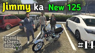 Jimmy ka new CG125  jimmy ki new bike  Gta v  gta v mods  Gta v 14 [upl. by Terrej]