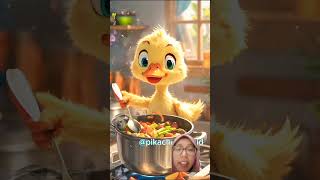 SPAGETY duck cartoon funnyshorts [upl. by Pooi332]