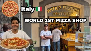 World first pizza shop  pizza history  pizza shop  Italy [upl. by Asyle]