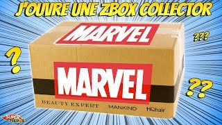 Jouvre une ZBOX Collector MARVEL Remplie de Surprises Box de geek Zavvi [upl. by Ahsital898]