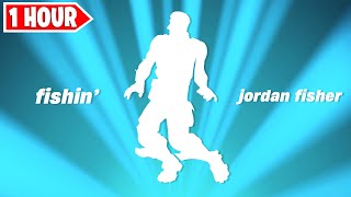 Fishin Emote Fortnite 1 Hour Jordan Fisher  Fishin Dance [upl. by Greenfield806]