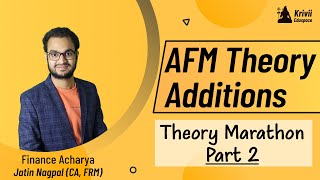 AFM Theory Marathon Part 2  All new Theory additions  AFM Theory Amendment  Blockchain  CA Final [upl. by Ozan]