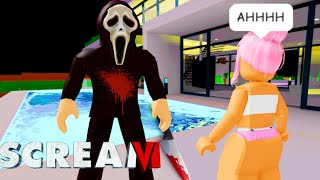 SCREAM 6 In Roblox Brookhaven [upl. by Esme]