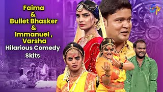 Faima Bullet Bhasker Immanuel amp Varsha Hilarious Comedy Skits  Extra Jabardasth  ETV Telugu [upl. by Collbaith571]