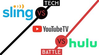 Sling TV VS YouTube TV VS Hulu  LIVE TV [upl. by Wendolyn]