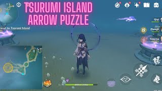 Tsurumi Island Electro Arrow Puzzle Electro Seelie Puzzle  Genshin Impact 22 [upl. by Latashia521]