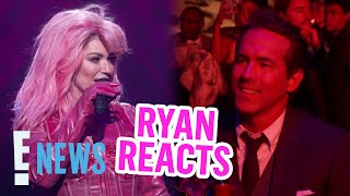 Ryan Reynolds REACTS to Shania Twains PCAs 2022 ShoutOut  E News [upl. by Nahej]