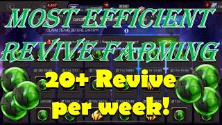 Best Revive Farming Maps 20 FreeAutoFight Revives Per WEEK Marvel Contest of Champions [upl. by Saul]