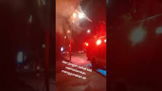 Kebakaran kebel listrik shortviral fire viralvidio pemadamkebakaraan firefighter news [upl. by Auliffe]