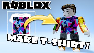 You Can Make a CUSTOM TSHIRT in ROBLOX for Free  EASY [upl. by Yllil174]