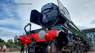 Flying Scotsman At Shildon Railway Museum [upl. by Allisirp]