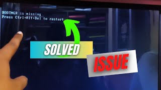 BOOTMGR is Missing quotPress CtrlAltDel To Restartquot While You are Booting Your Windows 10117 PCFix [upl. by Creight]