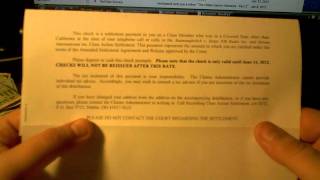 SiriusXM Class Action Lawsuit Settlement Check [upl. by Willdon651]