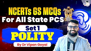 Polity NCERTs MCQs l Polity MCQs Set 1 By Dr Vipan Goyal  StudyIQ PCS [upl. by Atirabrab]