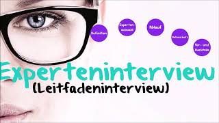 Experteninterview  Leitfadeninterview ✅ So führst es durch [upl. by Ecyar50]