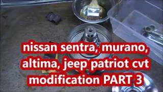 RE0F10A JF011E NISSAN CVT TRANSMISSION BALL TO PIN CONVERSION PART 3 UPDATE [upl. by Irehs534]