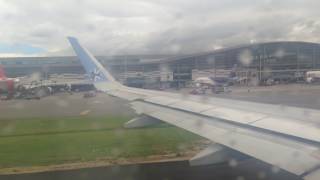 Interjet Airbus A320 taxiing at Bogota [upl. by Nuahsyt]